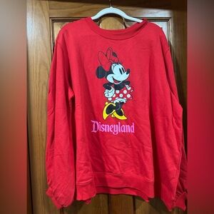 NWT Disney Parks Disneyland Minnie sweatshirt